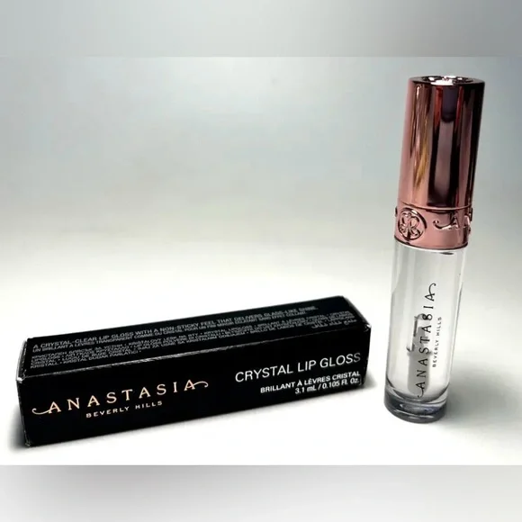 Anastasia Beverly Hills Clear Crystal Lipgloss Full Size New in Box - Picture 1 of 5